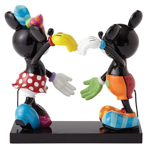 Statuette - Mickey Et Minnie - Disney By Britto Coeur