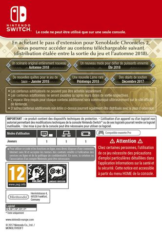 Expansion Pass Xenoblade Chronicles 2