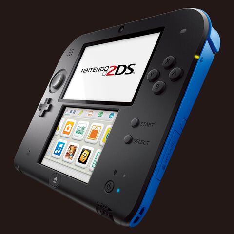 Nintendo 2ds Noir+ Bleu + Pokemon Y Edition Limitée