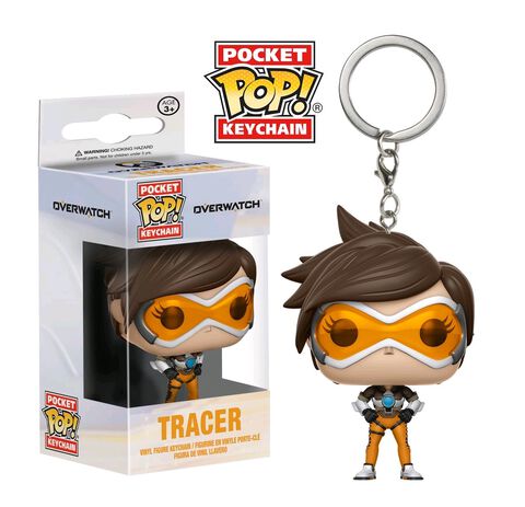 Porte-cles - Overwatch - Pop Tracer