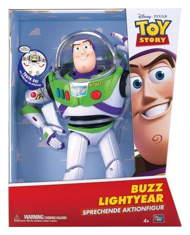 Figurine - Toy Story - Buzz L'éclair Parlant (fr) (exclu Micro) - DISNEY