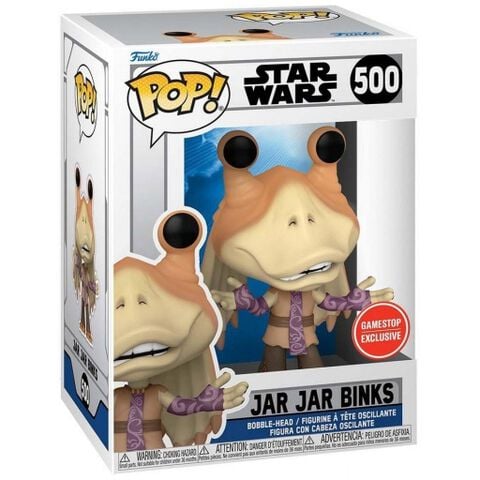 Figurine Funko Pop! N°500 - Star Wars - Clone Wars - Jar Jar Binks
