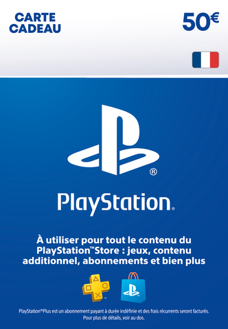 50€ Carte Cadeau PlayStation | PSN | PS4 – PS5