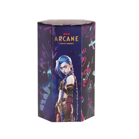 T-shirt -arcane- Jinx Gris Anthracite Taille S