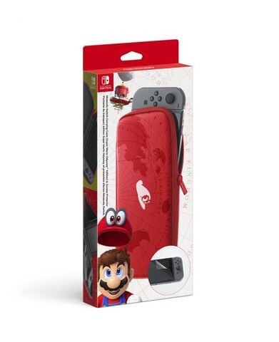 Set D'accessoires Super Mario Odyssey (pochette + Protection D'écran)