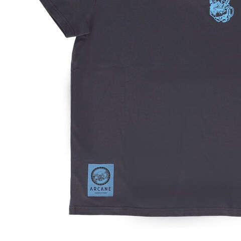 T-shirt -arcane- Jinx Gris Anthracite Taille S