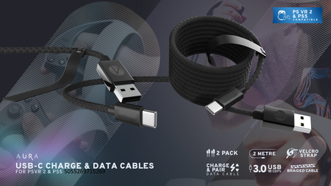 Cable Usb-c - Stealth - Charge And & Data Cables - Compatibles Psvr2