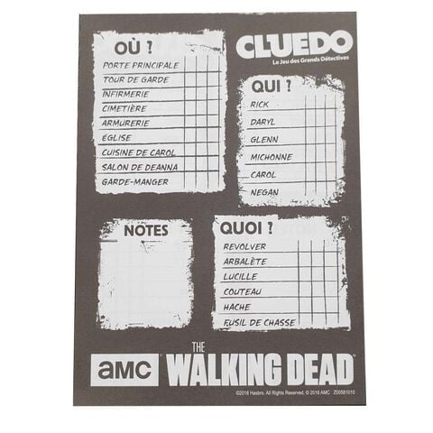 Cluedo - The Walking Dead - Amc - Tv
