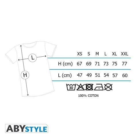 T-shirt - Dragon Ball Super : Broly - Broly Blanc Taille L (exclusivité Microman