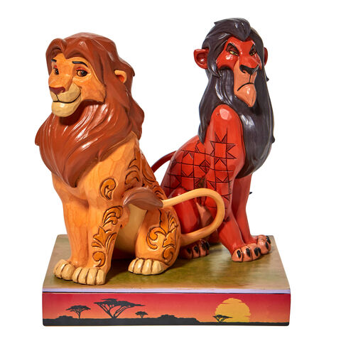 Figurine Disney Tradition - Le Roi Lion - Simba Et Scar - DISNEY