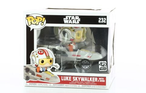 Figurine Funko Pop! Deluxe N°232 - Star Wars - Luke Sur X-wing (exclusivité Micr