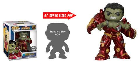 Figurine Funko Pop! N°306 - Avengers Infinity - Hulkbuster 15 Cm (exclusivité Mi