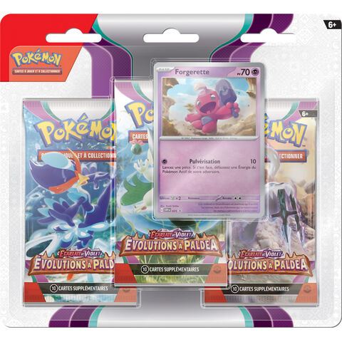 Booster - Pokemon - Pack 3 Boosters Ecarlate Et Violet 02