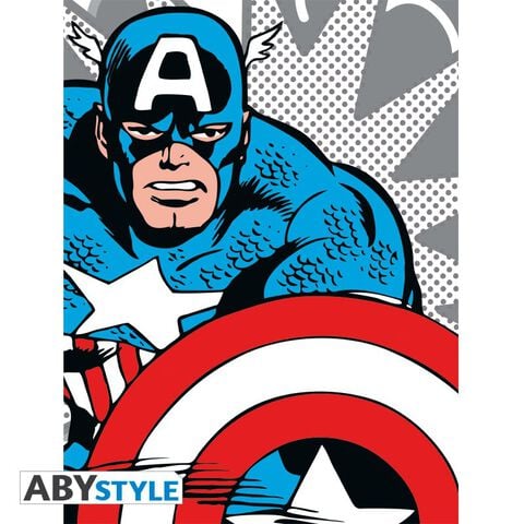 Toile - Captain America - Pop Art (30x40)