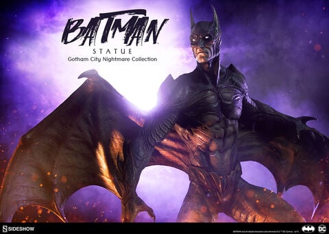 Statuette Sideshow - Dc Comics - Gotham City Nightmare Collection - Batman 50 Cm