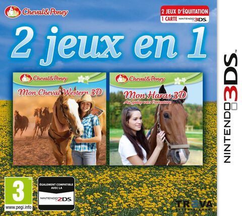 2 Jeux En 1 Mon Cheval Western + Mon Haras Au Galop Vers L'aventure