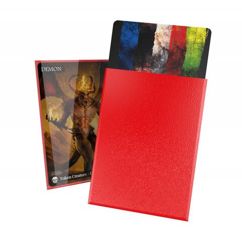 Protection Pour Cartes - Ultimate Guard - 100 Pochettes Cortex Sleeves Rouge