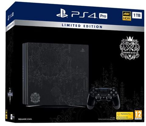 Pack Ps4 Pro 1to Noire Ed Limitée + Kingdom Hearts 3 Deluxe