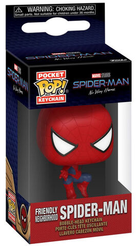 Porte Cles Funko Pop! - Spider-man : No Way Home - Leaping Sm2