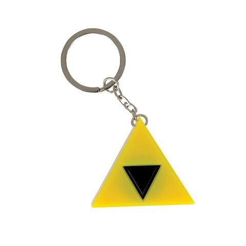 Porte-cles - Zelda - Logo Triforce Lumineux
