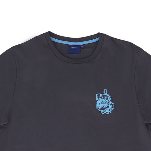 T-shirt -arcane- Jinx Gris Anthracite Taille S