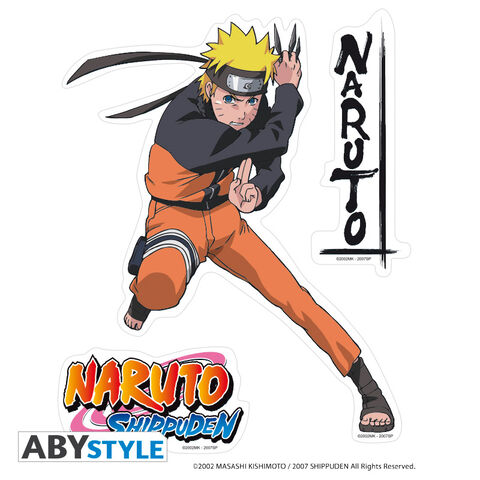 Stickers - Naruto Shippuden - Naruto/jiraiya- 2 Planches 16x11cm