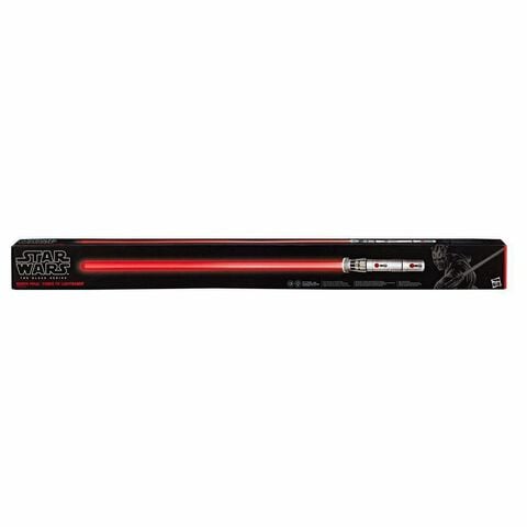 Replique Black Series - Star Wars -  Sabre Laser Rouge Force X Dark Maul