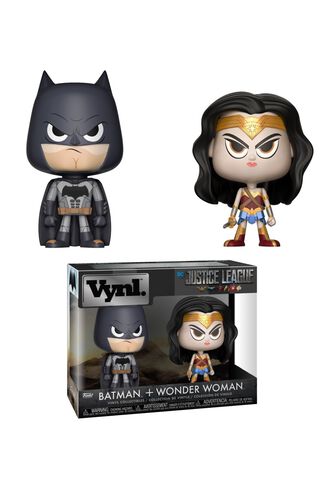 Figurine Vynl - Dc Comics - Twin Pack Wonder Woman Et Batman