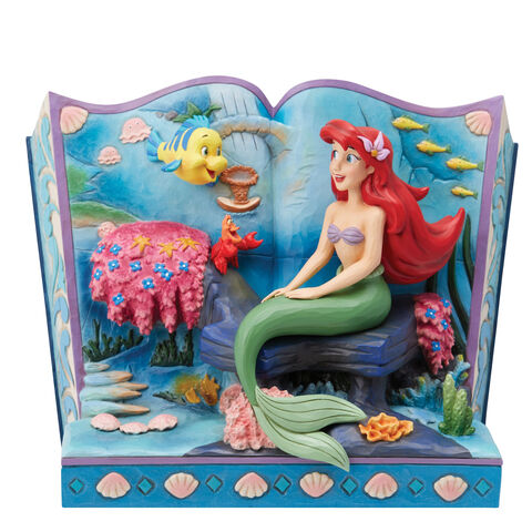 Figurine Disney Tradition - La Petite Sirene - Livre La Petite Sirène