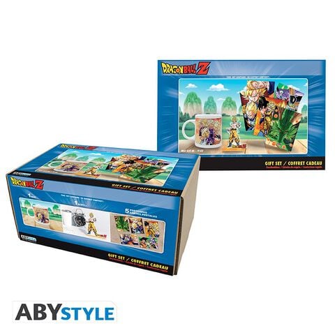 Coffret Cadeau - Dragon Ball - Goku - Mug 320ml + Acryl + Cartes Postales