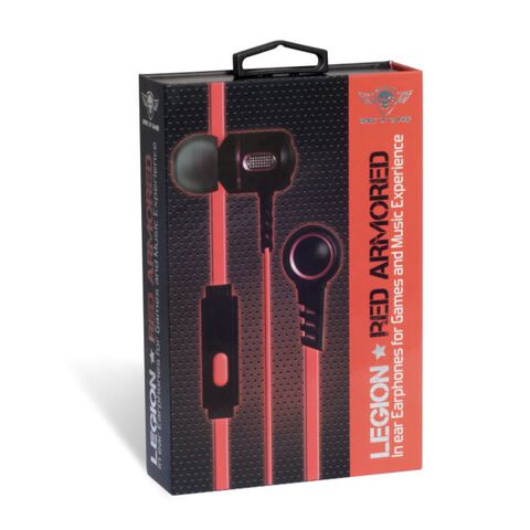 Ecouteurs Intra Auriculaires Spirit Of Gamer Legion Rouge