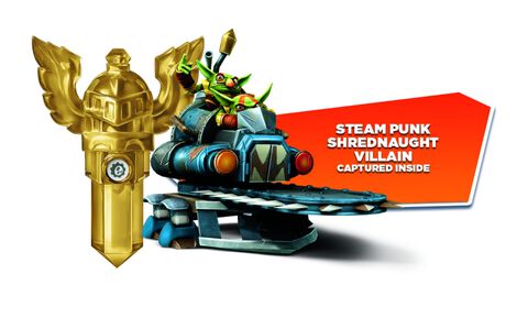 Figurine Skylanders Trap Team Piege Tech Steam Punch Shrednaught