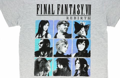 T-shirt Homme - Final Fantasy VII Rebirth - Gris Mélangé Taille M