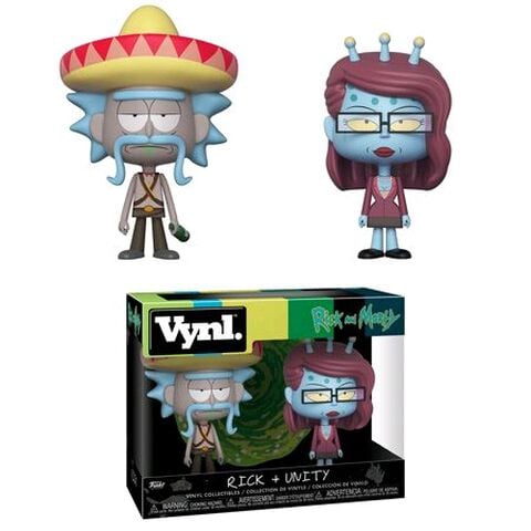 Figurine Vynl - Rick Et Morty - Rick Avec Sombrero Et Unity