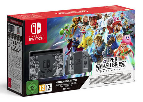 Pack Nintendo Switch Super Smash Bros.ultimate Edition (code De Téléchargement)