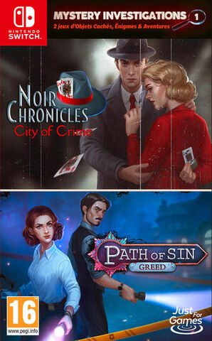 Mystery Investigations 1 Path Of Sin Greed+noir Chronicles City Of Crime