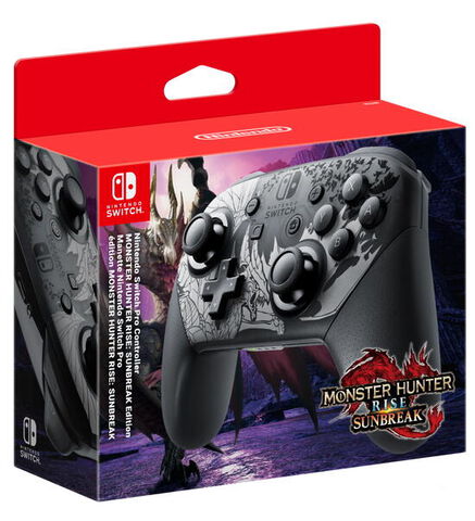 Manette Nintendo Switch Pro Edition Monster Hunter Rise : Sunbreak