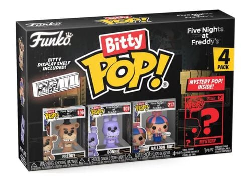 Figurine Bitty Pop! - Five Nights At Freddy's - Freddy 4pk