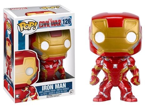 Figurine Funko Pop! - N° 126 - Civil War - Iron Man
