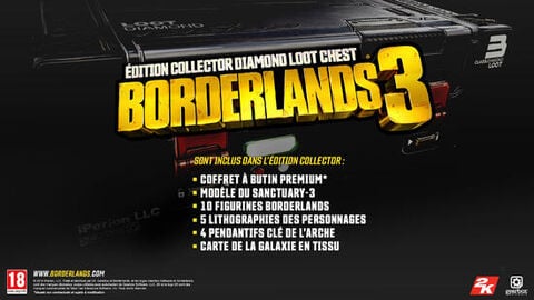 Coffret Collector Borderlands 3 Ps4/x1