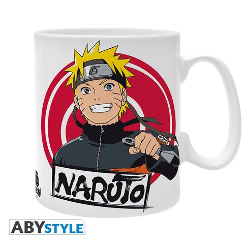 Coffret - Naruto Shippuden - Mug + Porte-clés + Badges Naruto
