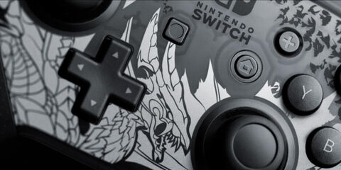 Manette Nintendo Switch Pro Edition Monster Hunter Rise : Sunbreak