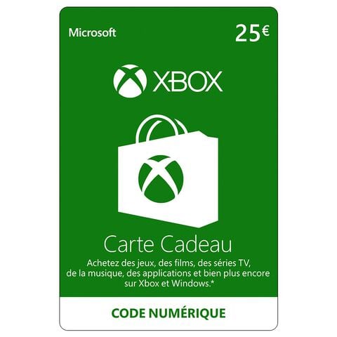 Xbox Live 25 Euros Xbox 360 - Xbox One.
