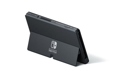 Nintendo Switch (modèle Oled) Avec Station D'accueil Et Manettes Joy-con Blanche