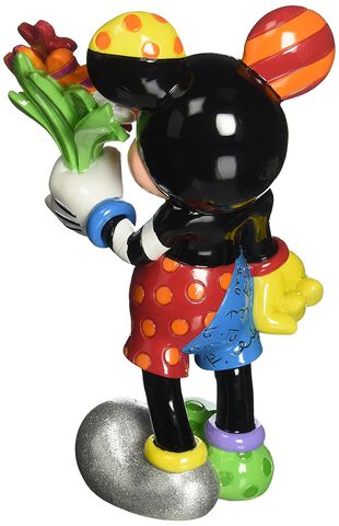 Statuette -  Mickey -  Britto - Mickey Mouse Avec Fleurs