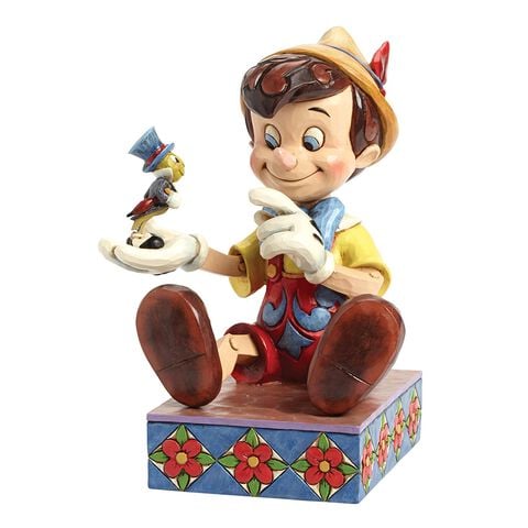 Statuette - Pinocchio - Disney Traditions Pinocchio Et Jiminy Cricket