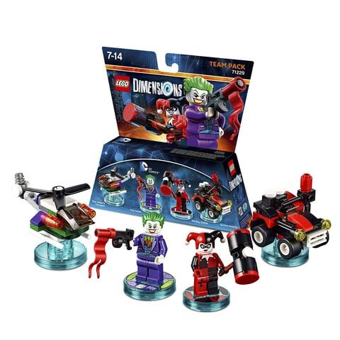 Pack Equipe Lego Dimensions Joker & Harley Quinn Dc Comics