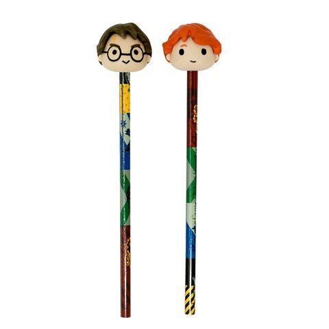 Crayons / Gommes 3d - Harry Potter - Harry Potter Et Hermione