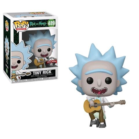Figurine Funko Pop! N°489 - Rick Et Morty - Petit Rick Avec Guitare
