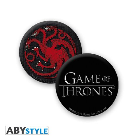 Coffret - Game Of Thrones - Mug + Porte-clés + Badges Targaryen